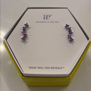 Bomb Party Elegant Purple Earrings